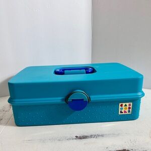 Vintage Retro 80’s Caboodles 2710‎ Large Flat Makeup Storage Box